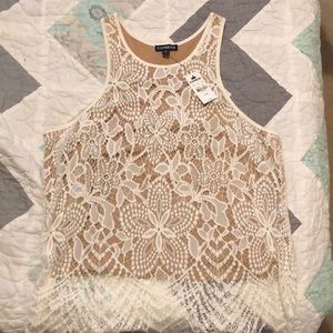 Lace tank